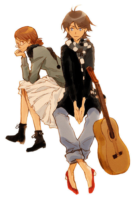 kikuchi makoto and akizuki ritsuko (idolmaster) drawn by juu_(juuzi)