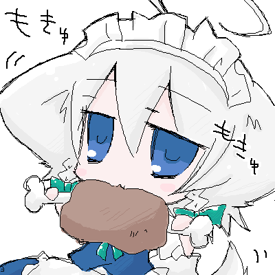 izayoi sakuya and inu sakuya (touhou) drawn by nejikirio