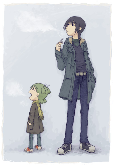 koiwai yotsuba and torako (yotsubato!) drawn by emoncake.