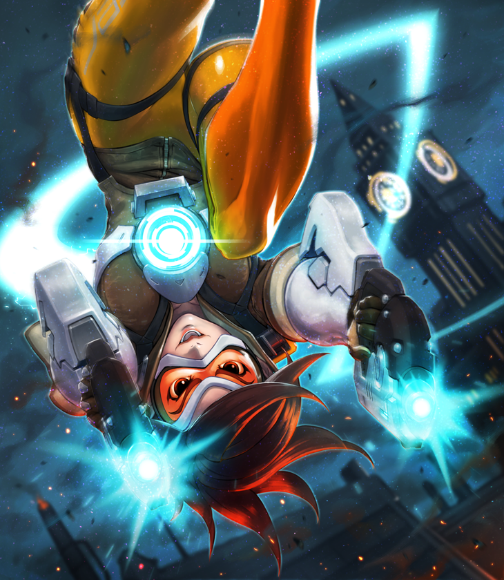 tracer (overwatch and 1 more) drawn by mitchy1023