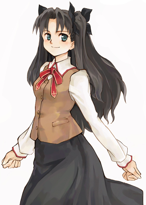 tohsaka rin (fate and 1 more) drawn by yukihashi