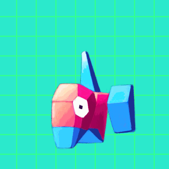 porygon (pokemon) drawn by cortoony