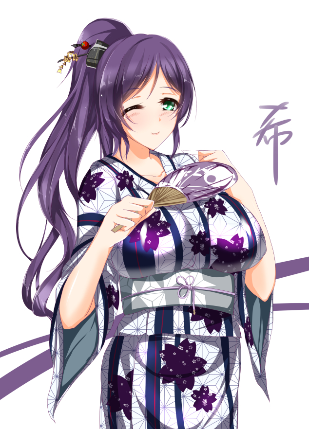 tojo nozomi (love live! and 1 more) drawn by minamon_(vittel221)