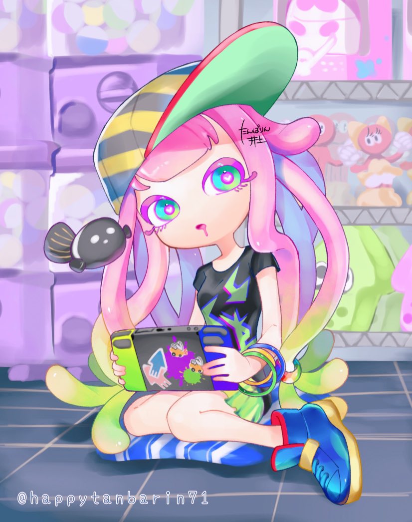 harmony and harmony's clownfish (splatoon and 1 more) drawn by tambarin_inoue