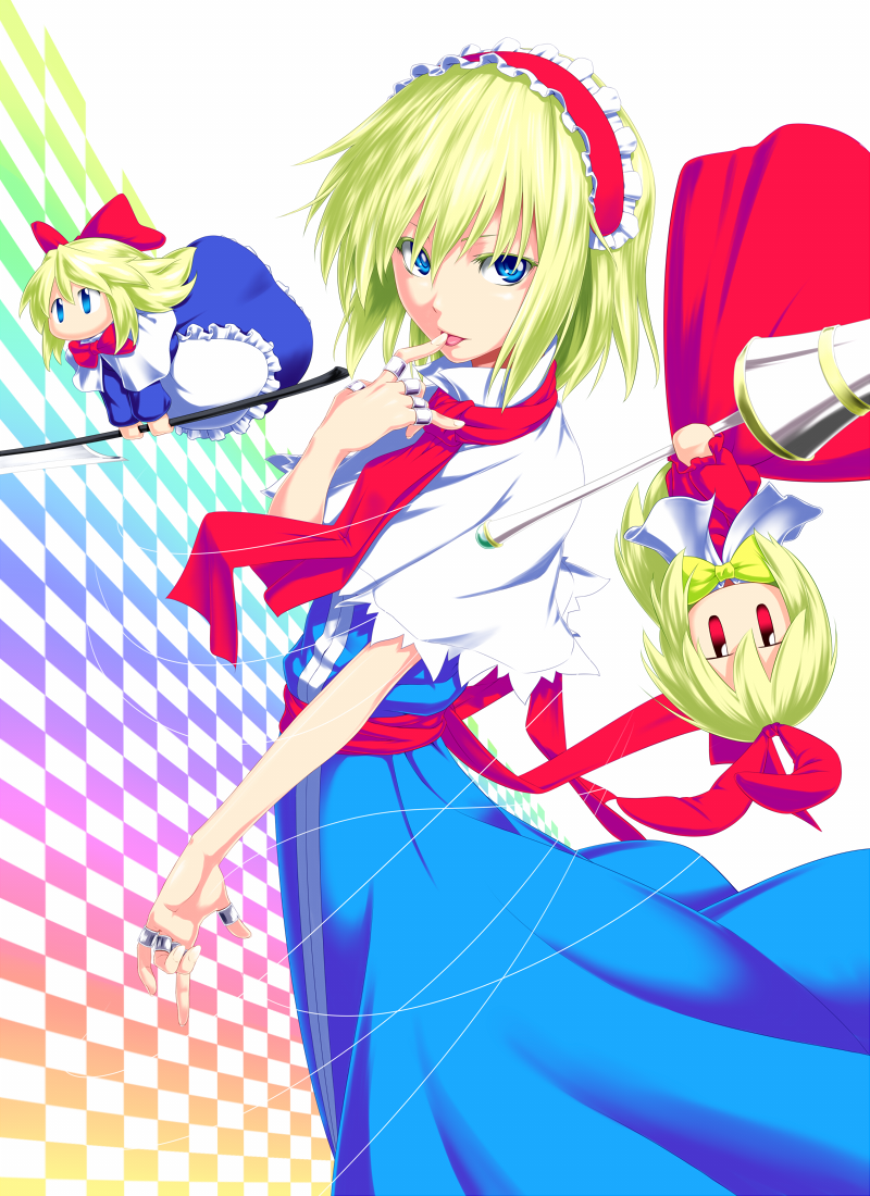 alice margatroid and shanghai doll (touhou) drawn by kentairui