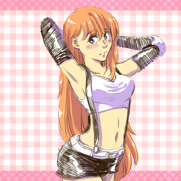 tifa lockhart and elhaym van houten (final fantasy and 2 more) drawn by noche_chunzi