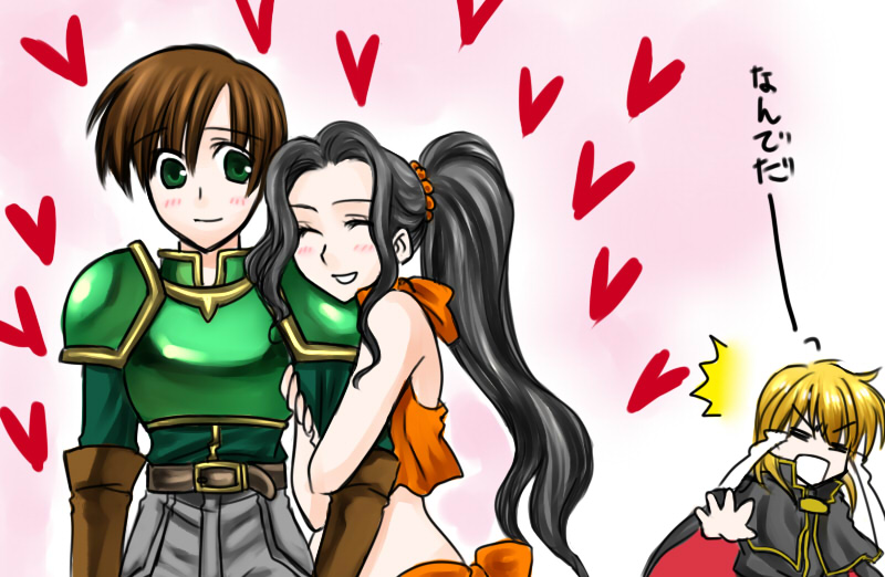 ares, laylea, and deimne (fire emblem and 1 more) drawn by bo_(774berry)
