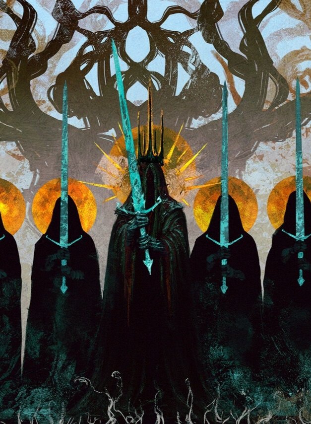 nazgul and witch king of angmar (tolkien's legendarium and 1 more) drawn by anato_finnstark