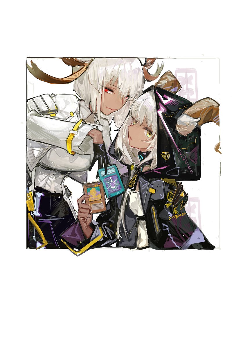 carnelian and beeswax (arknights and 1 more) drawn by pipidan