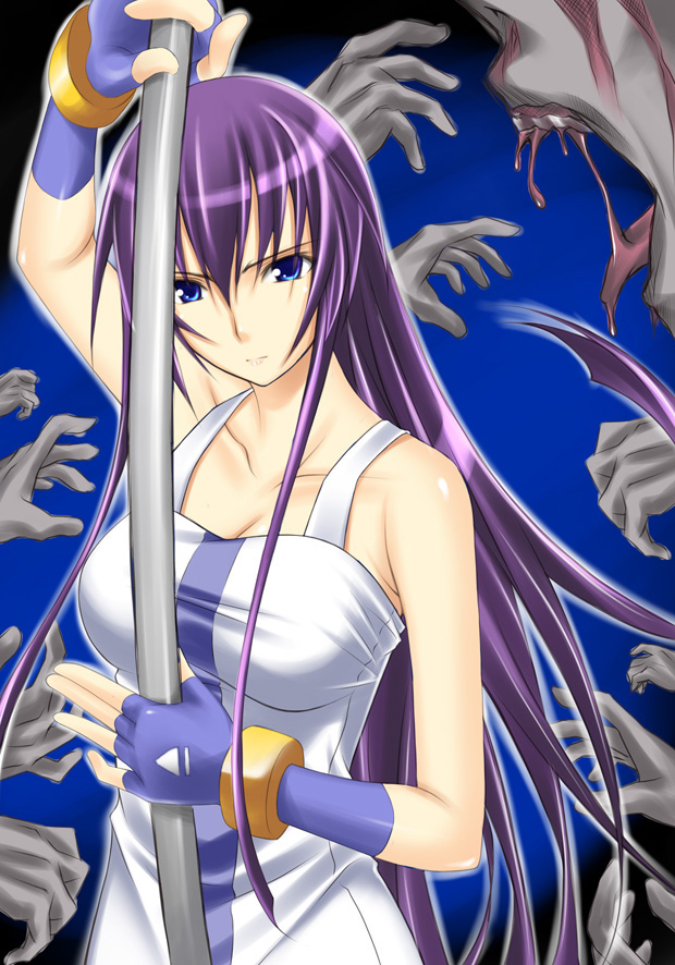 busujima saeko (aria and 1 more) drawn by ribucci