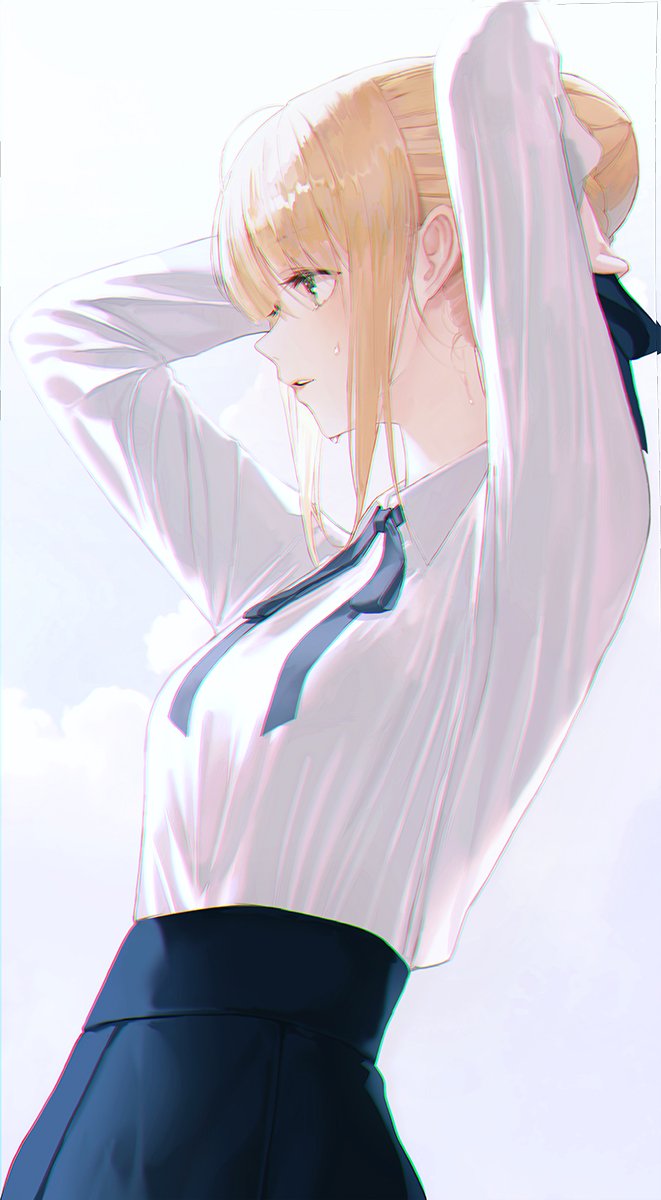 artoria pendragon and saber (fate and 1 more) drawn by sul_(_20sub)