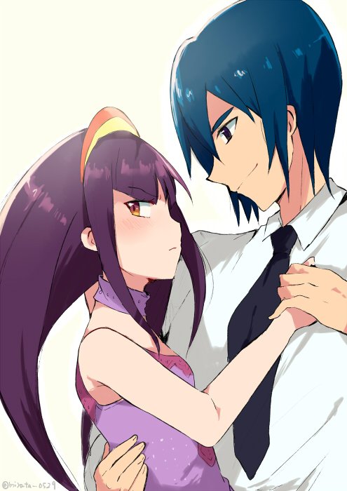 queen tia and a.c. eos (mega man and 2 more) drawn by miyata_(lhr)