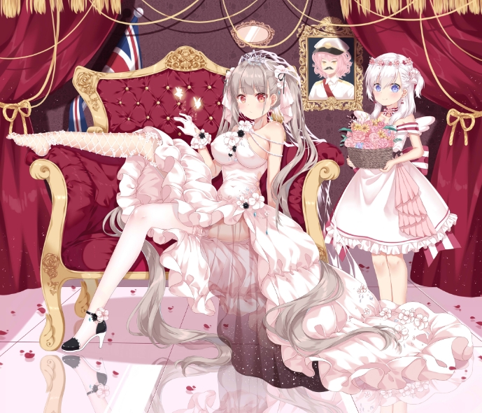 formidable and little bel (azur lane) drawn by yozora_(33968397)