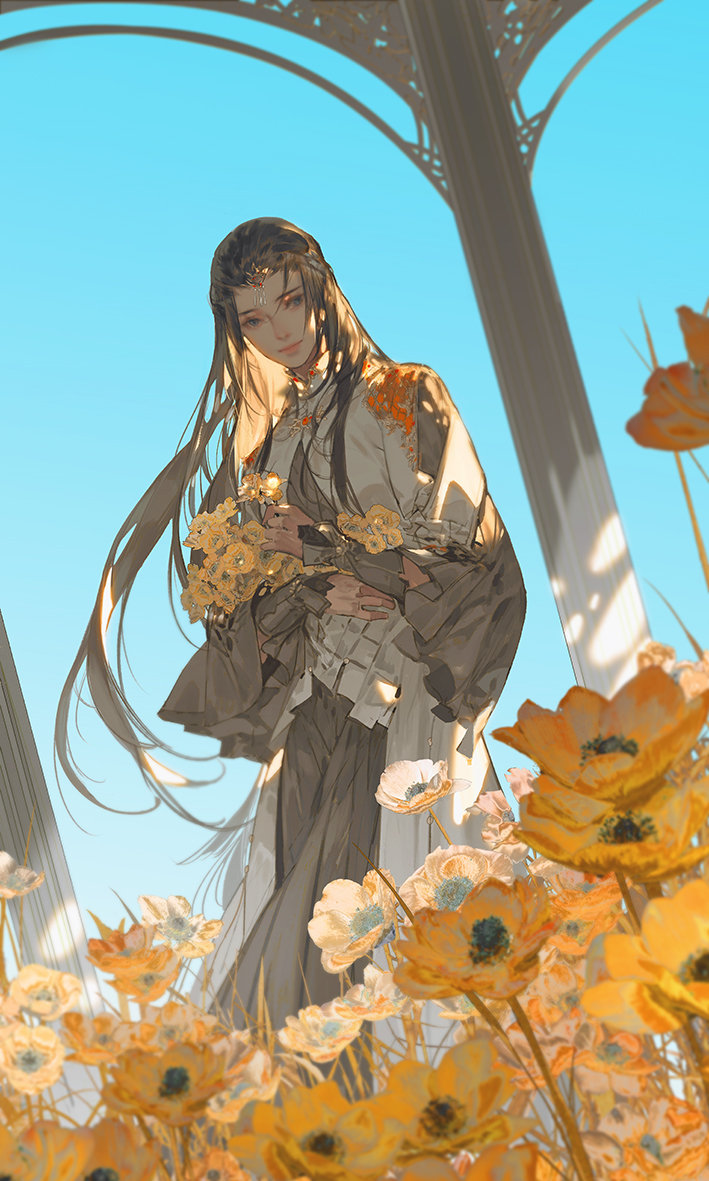 yun wuyue (gujian qitan and 1 more) drawn by ibuki_satsuki