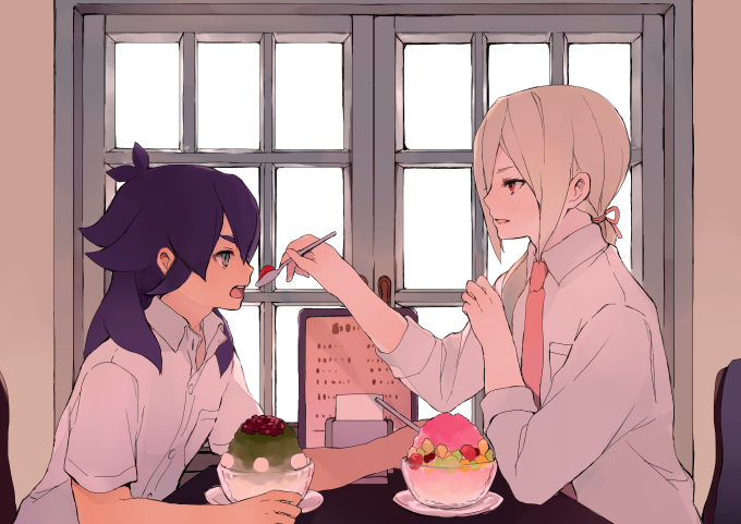 afuro terumi and kishibe taiga (inazuma eleven and 1 more) drawn by tokio_neo