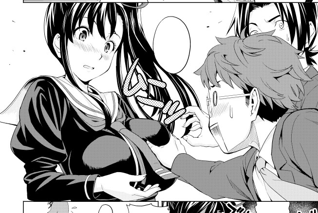 amaya haruko, ooyama takeru, and usui kengo (maken-ki!) drawn by takeda_hiromitsu
