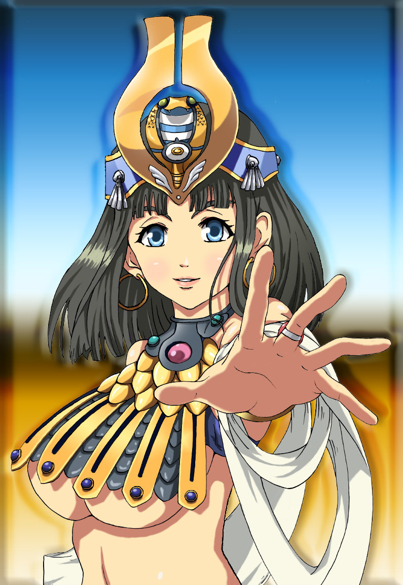 menace and ancient princess menace (queen's blade) drawn by duugii