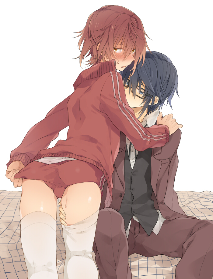 fushimi saruhiko and yata misaki (k-project) drawn by konno_seara