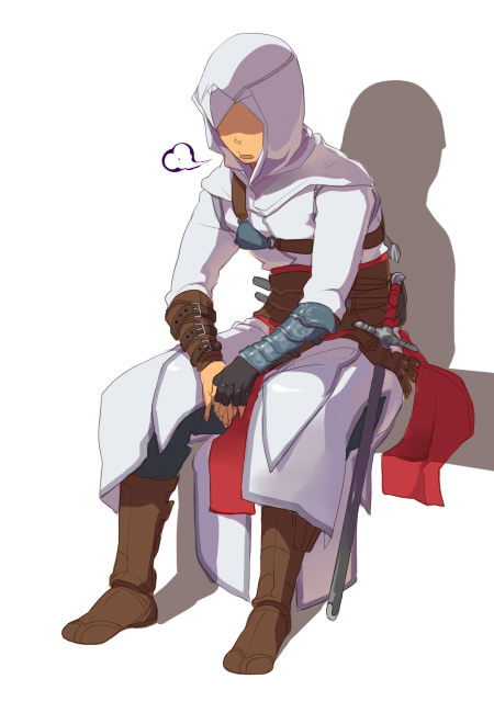 altair ibn la-ahad (assassin's creed) drawn by kunuga_(neppe)