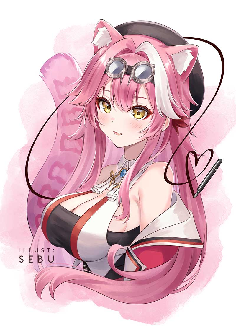 raora panthera (hololive and 1 more) drawn by sebu_illust