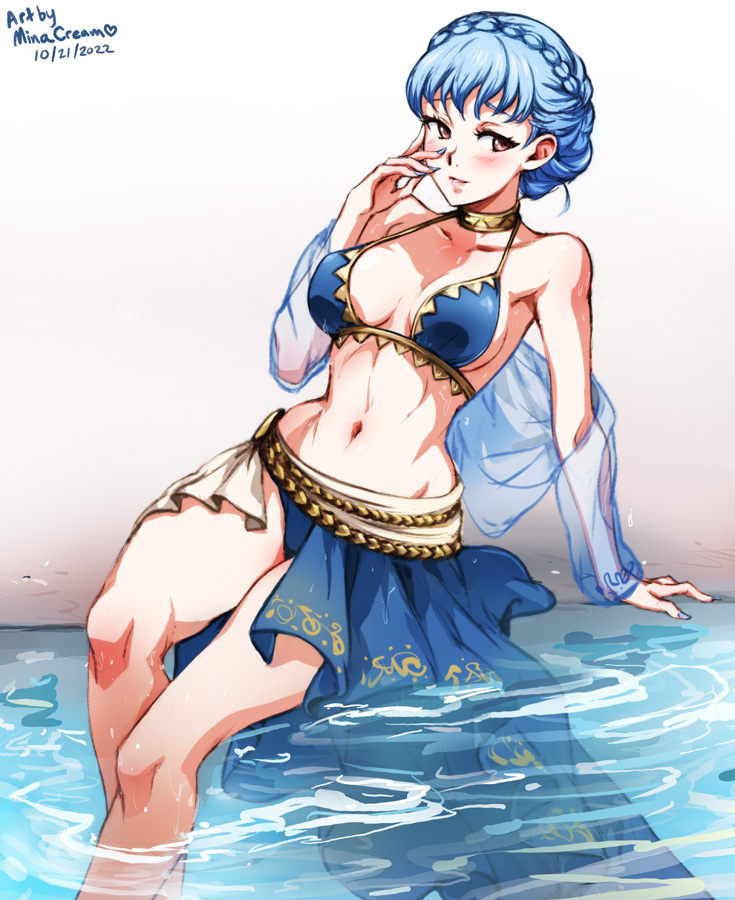 marianne von edmund (fire emblem and 2 more) drawn by mina_cream