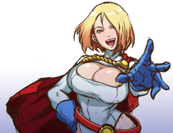 power girl (dc comics and 1 more) drawn by butcha-u