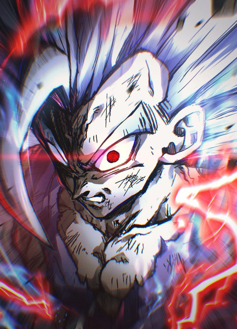 son gohan and gohan beast (dragon ball and 2 more) drawn by hashagu