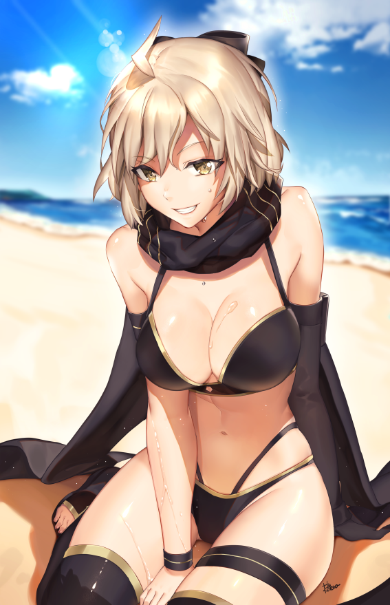 okita souji and okita j. souji (fate and 1 more) drawn by hu_kotora