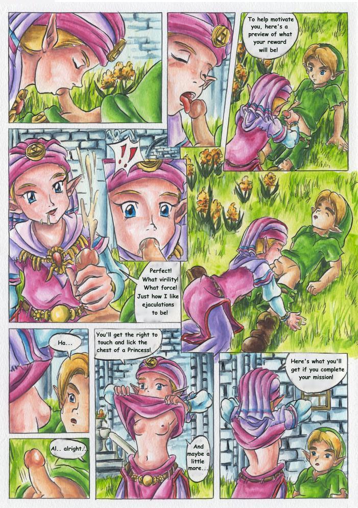 link, princess zelda, and young zelda (the legend of zelda and 1 more)