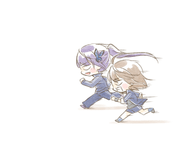 funada kiito and kawamura yuzuriha (assault lily) drawn by rebi