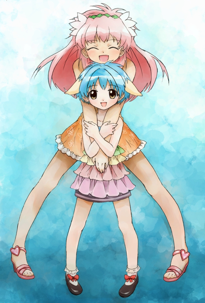 milfeulle sakuraba and mint blancmanche (galaxy angel) drawn by nyama