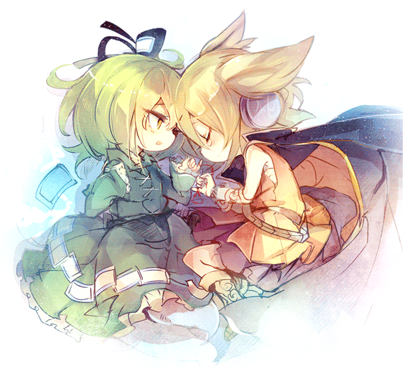 toyosatomimi no miko and soga no tojiko (touhou) drawn by cis_(carcharias)