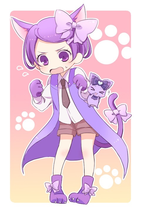 kenzaki makoto and davi (precure and 1 more) drawn by mofuko