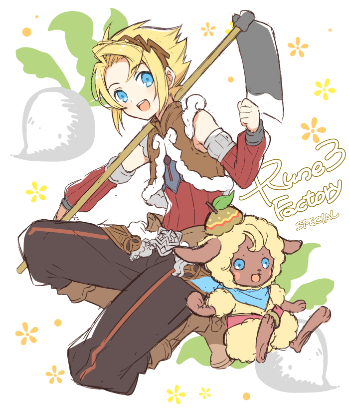 mice (rune factory and 1 more) drawn by mini_mamu