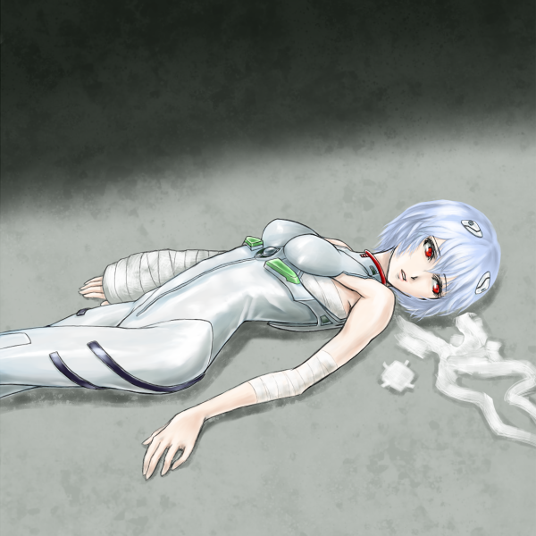 ayanami rei (neon genesis evangelion) drawn by san_tarou