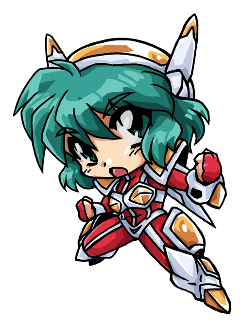 kai nagisa (iczer and 1 more) drawn by okuri_ookami