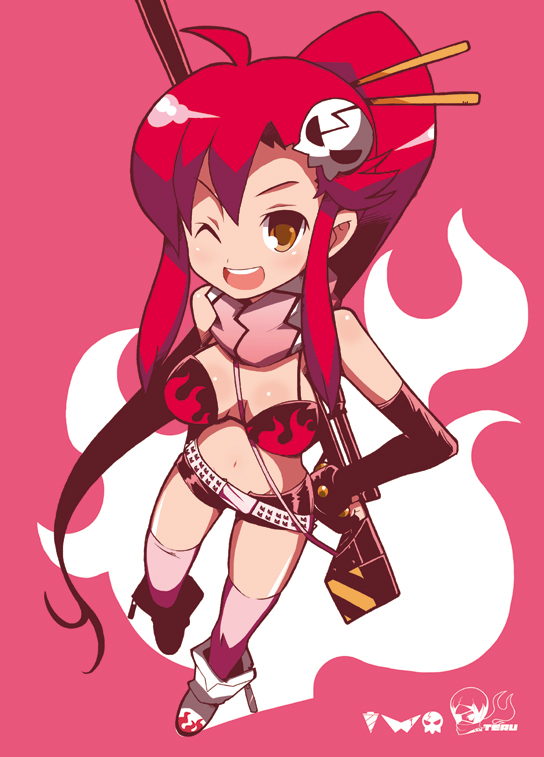 yoko littner (tengen toppa gurren lagann) drawn by imaizumi_teruhiko