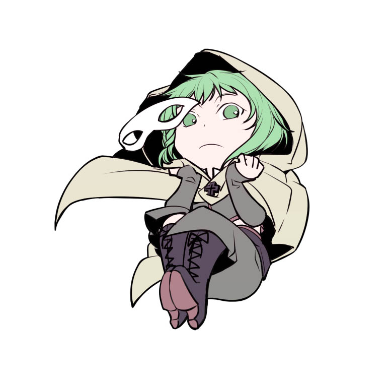 gumi and nemesis sudou (vocaloid and 2 more) drawn by ichi_ka