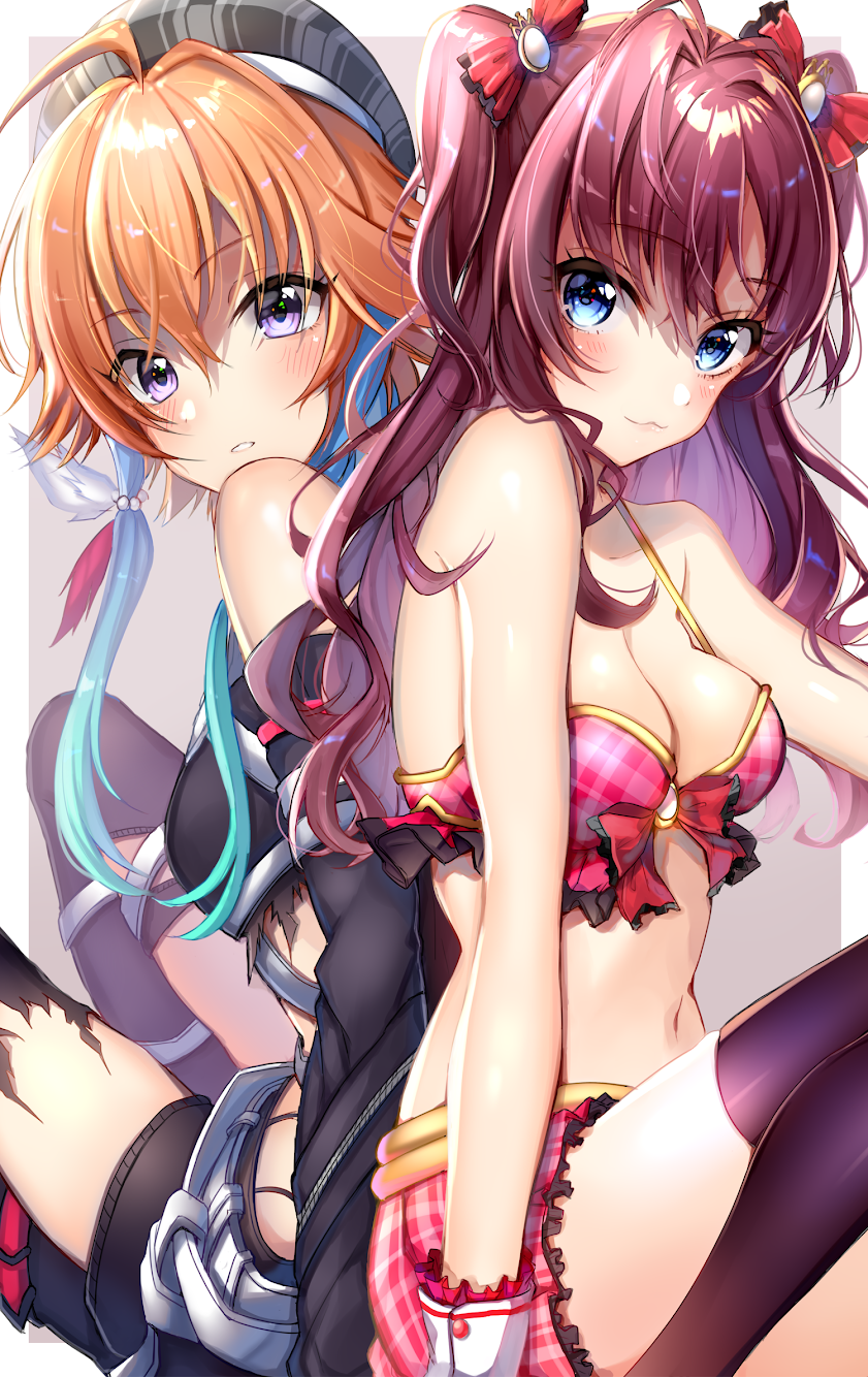 ichinose shiki and ninomiya asuka (idolmaster and 1 more) drawn by satoimo_chika