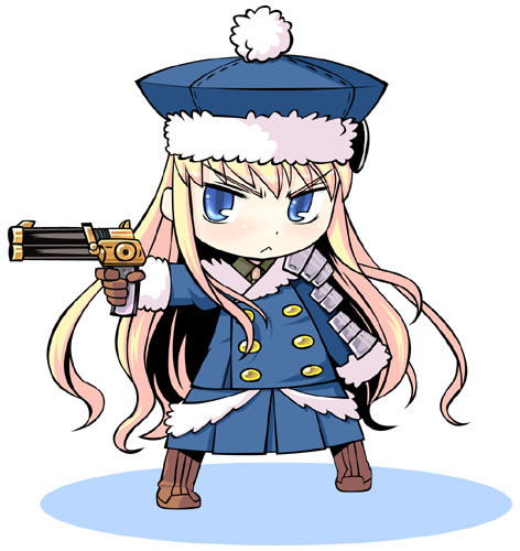 gunner and gunner 2 (sekaiju no meikyuu and 1 more) drawn by minami_juujisei