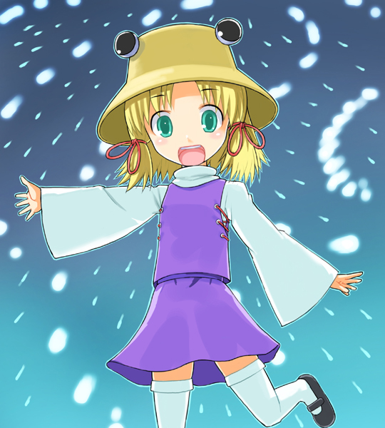 moriya suwako and pyonta (touhou) drawn by yuugiri_(u-slash)