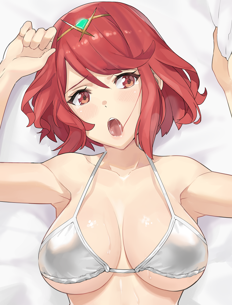 pyra (xenoblade chronicles and 1 more) drawn by j@ck