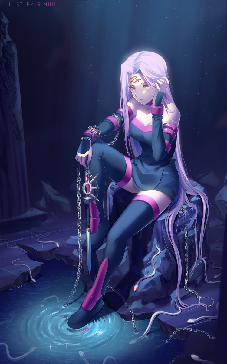 medusa (fate and 1 more) drawn by rimuu
