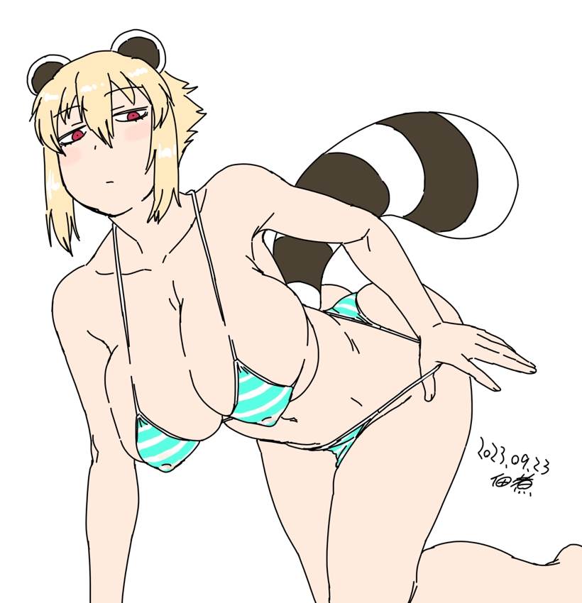 araiguma-san (original) drawn by tsukudani_(coke-buta)