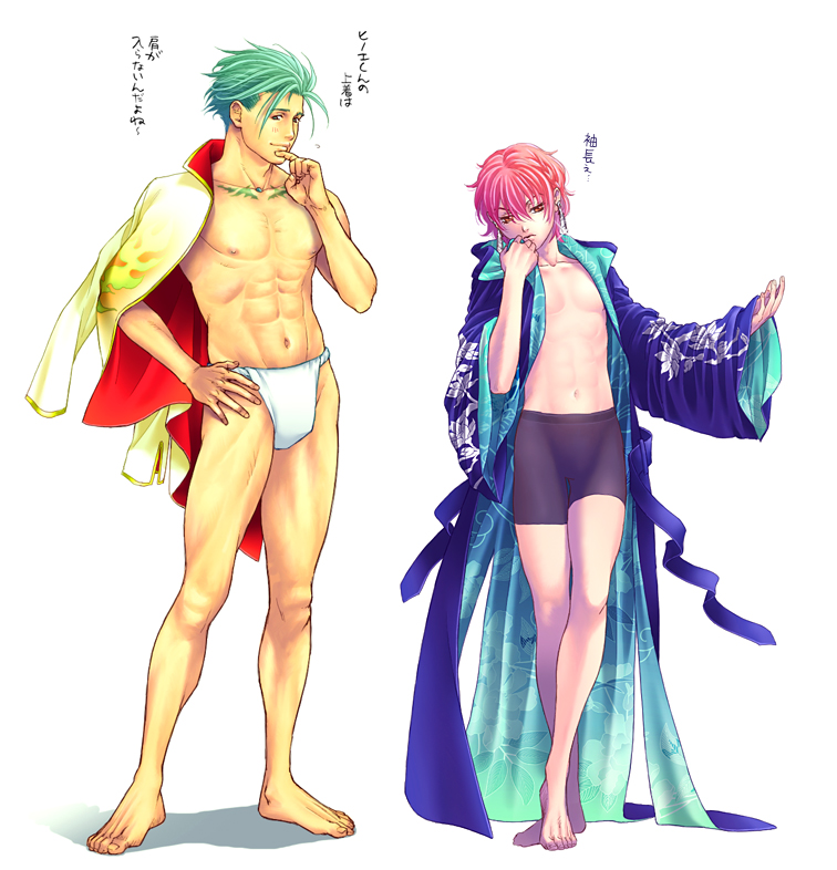 kajiwara kagetoki and hinoe (harukanaru toki no naka de and 1 more) drawn by kiske