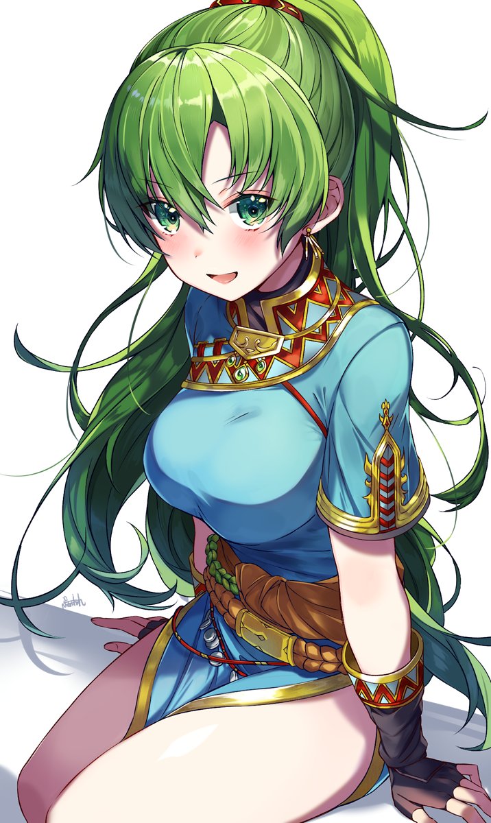 lyn (fire emblem and 2 more) drawn by ringozaka_mariko