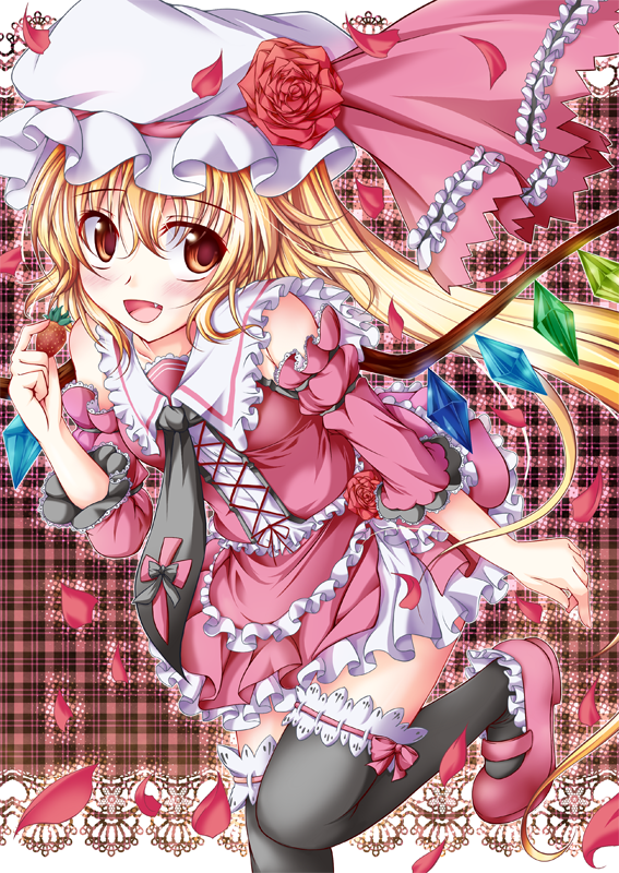 flandre scarlet (touhou) drawn by maineko_ruru