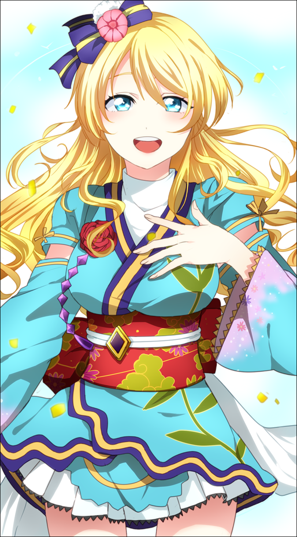 ayase eli (love live! and 2 more) drawn by gorou_(alfe1549)