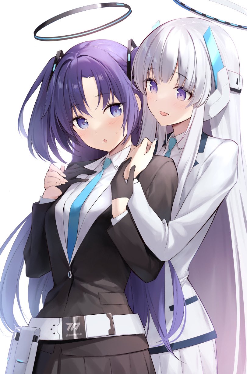yuuka and noa (blue archive) drawn by oryo_(oryo04)
