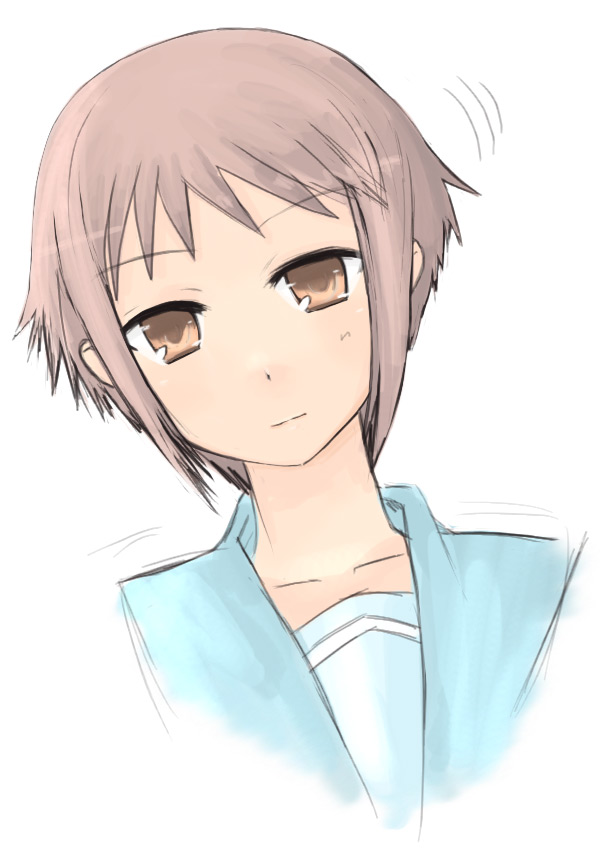 nagato yuki (suzumiya haruhi no yuuutsu) drawn by shiki_(no-reply)